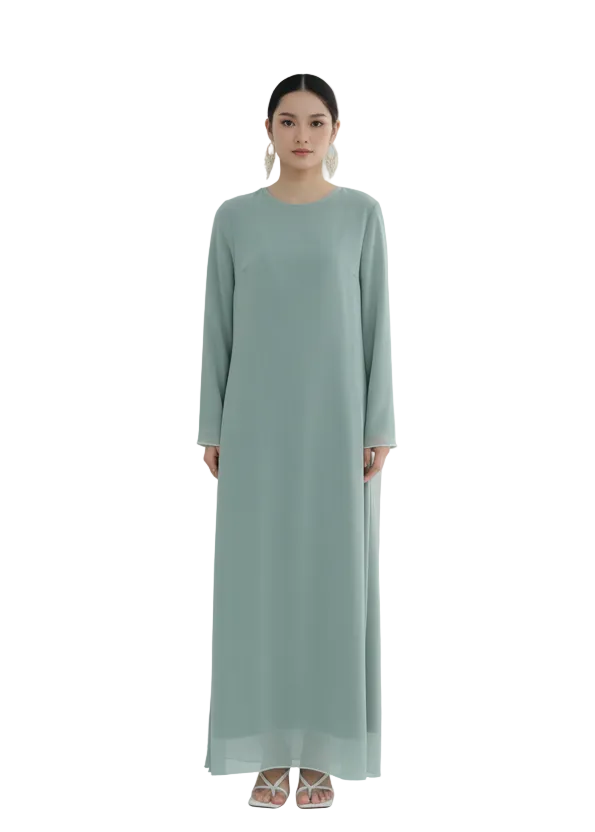 HAYAT Premium Chiffon Inner Dress - Mint